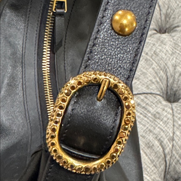 Kurt Geiger Bag Extra Large Chelsea Black Leather Hobo - Picture 11 of 17